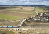 Wiadukt kolejowy Średnica-Maćkowięta - Luty 2022