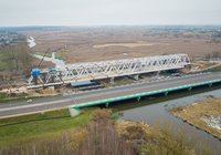 Uhowo, mosty nad Narwią, 2.11.2022 r., Szymon Grochowski, źródło PKP Polskie Linie Kolejowe S.A (2)