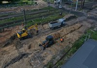 Prace na stacji Ełk Towarowy