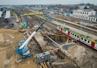 Prace na odcinku Czyżew – Białystok, listopad 2022