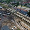 Stacja Ełk - widok z drona, fot. Szymon Grochowski PKP Polskie Linie Kolejowe SA