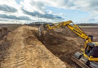 Wiadukt kolejowy nad DK 63, Czyżew - Luty 2022