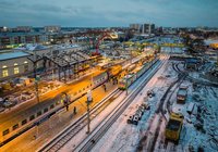 Prace na odcinku Czyżew – Białystok, listopad 2022
