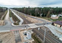 Zaręby Kościelne, 23.03.2020 r. fot. Tomasz Nizielski. Źródło: PKP Polskie Linie Kolejowe S.A.