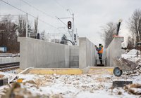 Prace na odcinku Czyżew – Białystok, listopad 2022