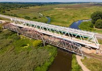 Uhowo, mosty nad Narwią, 11.08.2022 r., Łukasz Bryłowski, źródło PKP Polskie Linie Kolejowe S.A (3)