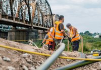 Most na Narwi, 155 km, 2.08.2021 r., Tomasz Nizielski, źródło PKP Polskie Linie Kolejowe S.A. 