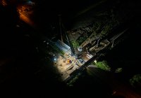 Czyżew - montaż konstrukcji wiaduktu