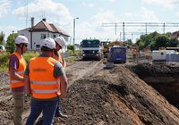 Prace na wiadukcie, ul. Suwalska, Ełk