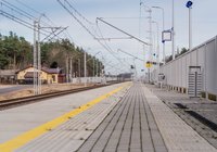 Zaręby Kościelne, 23.03.2020 r. fot. Tomasz Nizielski. Źródło: PKP Polskie Linie Kolejowe S.A.