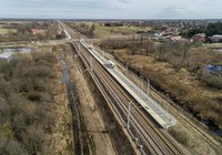 Prostyń, 22.03.2020 r. fot. Tomasz Nizielski. Źródło: PKP Polskie Linie Kolejowe S.A.