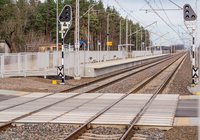 Zaręby Kościelne, 23.03.2020 r. fot. Tomasz Nizielski. Źródło: PKP Polskie Linie Kolejowe S.A.