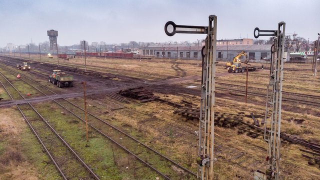 Demontaż torów w Białymstoku, 08.01.2020, Łukasz Bryłowski, źródło PKP Polskie Linie Kolejowe S.A