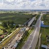 Uhowo - budowa mostów kolejowych nad Narwią fot Łukasz Bryłowski PKP Polskie Linie Kolejowe SA.