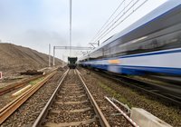 Szepietowo - balastowanie toru, km 127,8, 08.01.2021, Autor; Łukasz Bryłowski, źródło PKP Polskie Linie Kolejowe S.A.