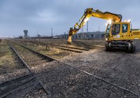 Białystok - demontaż torów - styczeń 2021